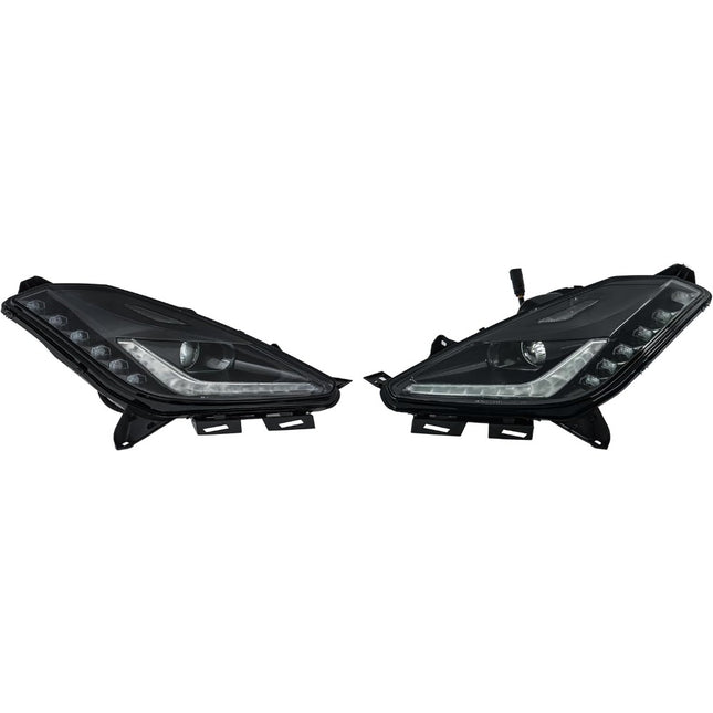 Findmall Headlight Assembly Pair Replacement for Corvette 2014-2019