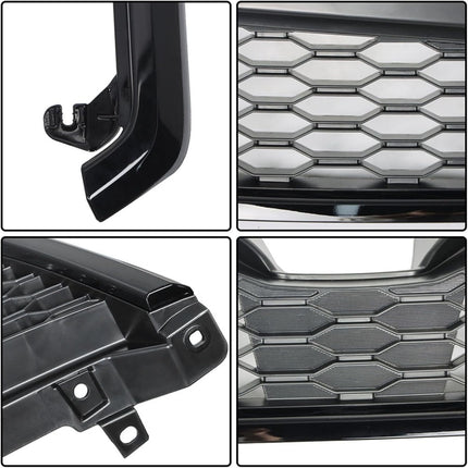 Findmall Front Upper Honeycomb Grille for 2014-2016 Subaru Forester, Gloss Black