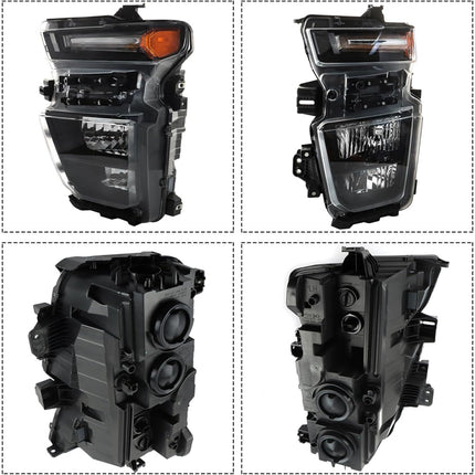 Findmall Headlight Assembly Replacement for Silverado 2500HD Front LH