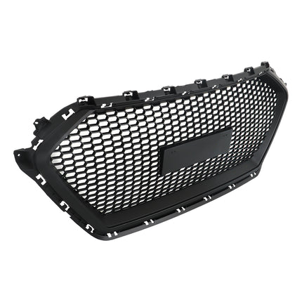 Findmall Front Grille Black Frame Honeycomb Mesh Replacement for Elantra 2017-2018