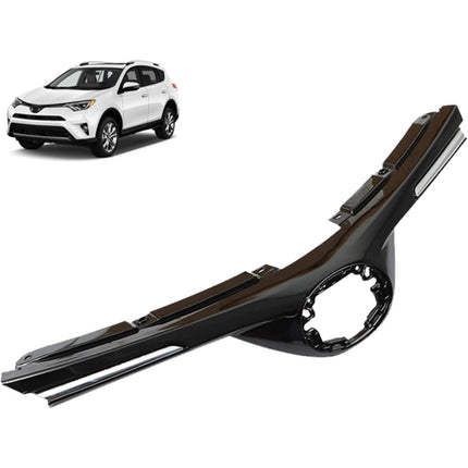 Findmall Front Upper Bumper Grille for 2016-2018 Toyota RAV4, Black
