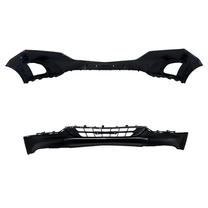 Findmall Front Upper and Lower Bumper Cover Set Replacement for 2018-2019 Chevrolet Equinox LT