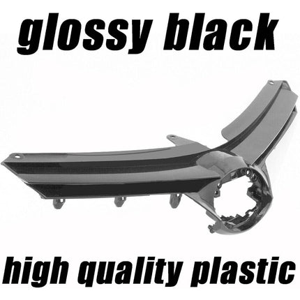 Findmall Front Upper and Lower Grille Set for 2017-2019 Toyota Corolla L LE XLE, Gloss Black