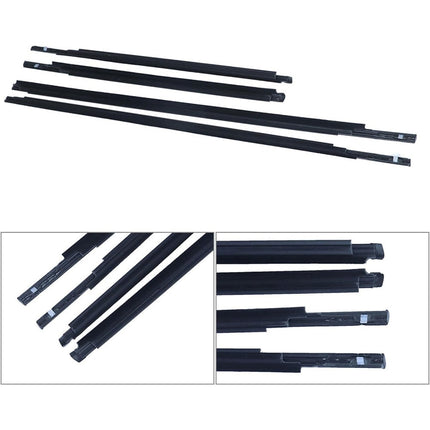 Findmall Window Weatherstrip Kit for 2007-2016 Toyota Yaris Sedan, 4-Piece