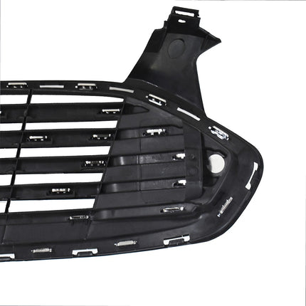 Findmall 2-Piece Black and Chrome Front Upper and Lower Radiator Grille Kit Replacement for Fusion 2013-2016