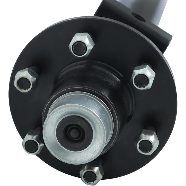 Findmall 6,000 lb Trailer Axle, 6 on 5.5 in, 95 in Hub Face, 80 in Spring Center