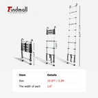 With Safety Hooks / 3.2m/10.5ft