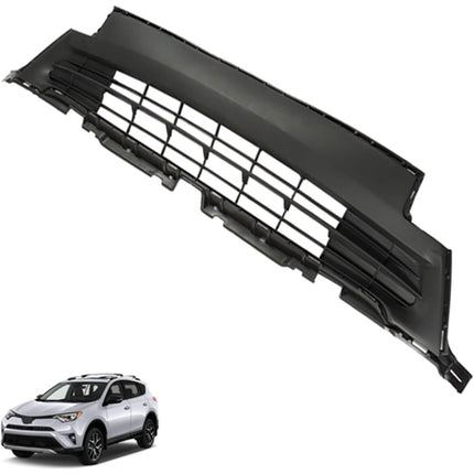 Findmall Front Lower Bumper Grille for 2016-2018 Toyota RAV4, Textured Black