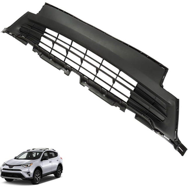 Findmall Front Lower Bumper Grille for 2016-2018 Toyota RAV4, Textured Black