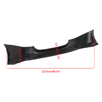 Findmall Rear Bumper Cover for 2016-2018 Chevrolet Malibu, Primed
