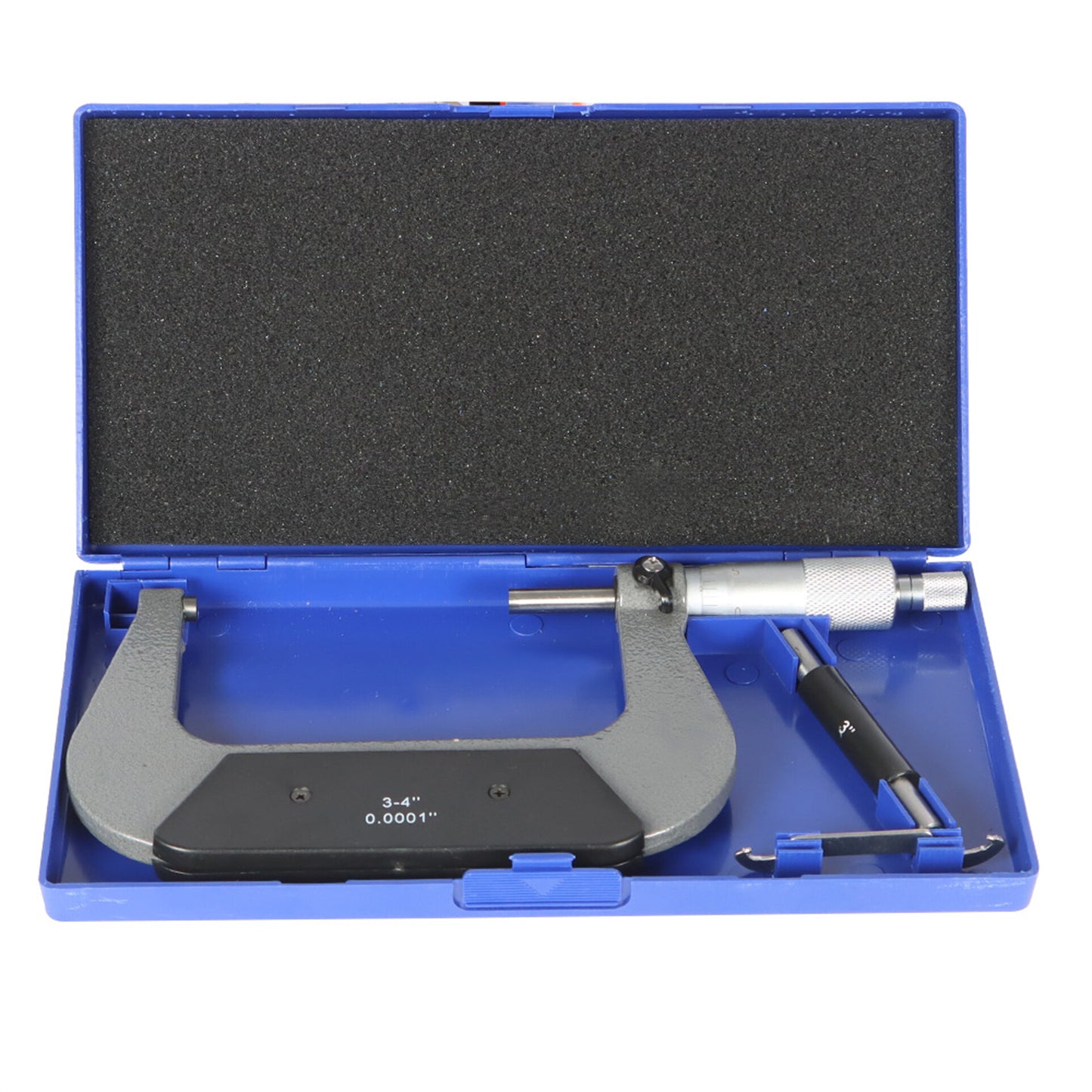 New 3-4" Precision outside micrometer 0.0001" carbide tipped