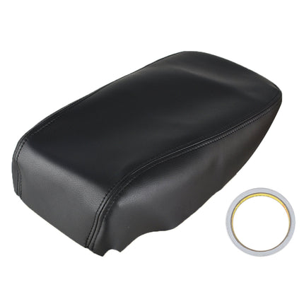 Findmall Leather Center Console Armrest Cover Skin Black Replacement for 2013-2018 Toyota Avalon