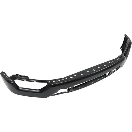 Findmall Black Steel Front Bumper Face Bar without Parking Sensor Holes Replacement for 2021-2023 Ford F-150, 17210132AD, AW67424