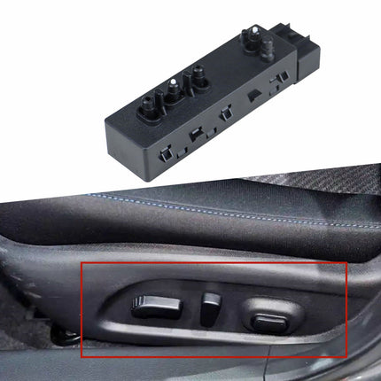 Findmall Front Left Driver Side Switch Power Seat Adjuster Recliner Switch 10 Way Replacement for 2007-2012 Altima 87066-JA03A
