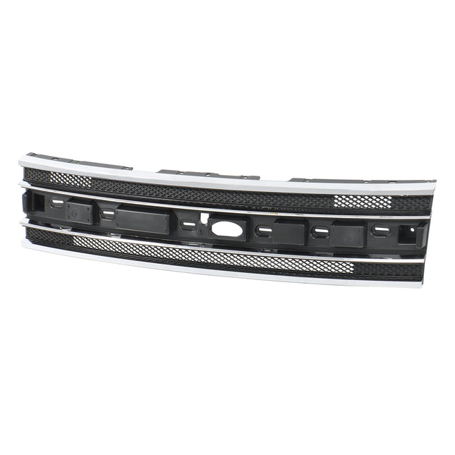 Findmall Black and Chrome Straight-Trim Front Inner Grille Assembly Replacement for Flex 2013-2019 DA8Z-8200-BA