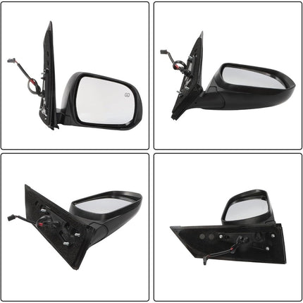 Findmall Side Mirror Assembly for 2011-2012 Sienna, Passenger Side, Power, Heated, 5-Pin