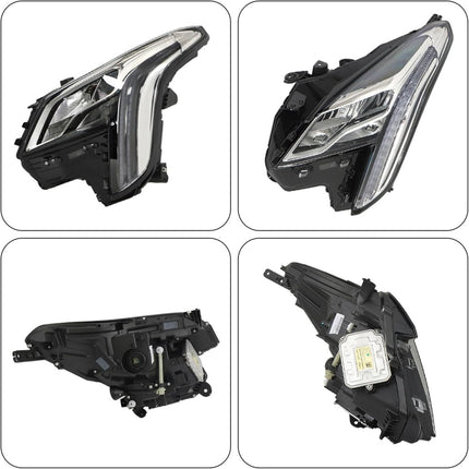 Findmall Driver Side Headlights Assembly with DRL Replacement for XTS 2018 2019 Housing Chrome Lamp LH 1PC 84469439 GM2502480