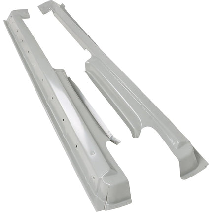 Findmall Outer Rocker Panel Pair for 2010-2013 Ford Transit Connect, Silver