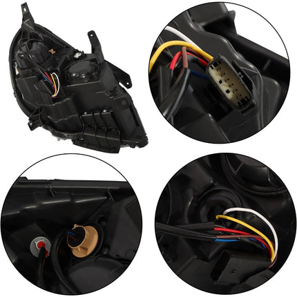Findmall Headlight Assembly Pair Replacement for Equinox 2016-2017