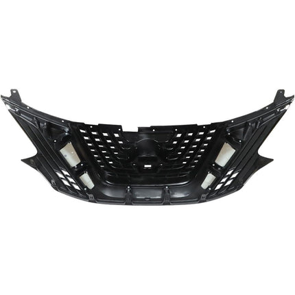 Findmall Front Upper Grille for 2015-2018 Nissan Murano, Black with Chrome Trim