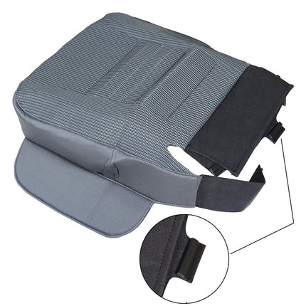 Findmall Front Driver Bottom Cloth Seat Cover Gray Replacement for 2006-2009 Ram 2500 3500