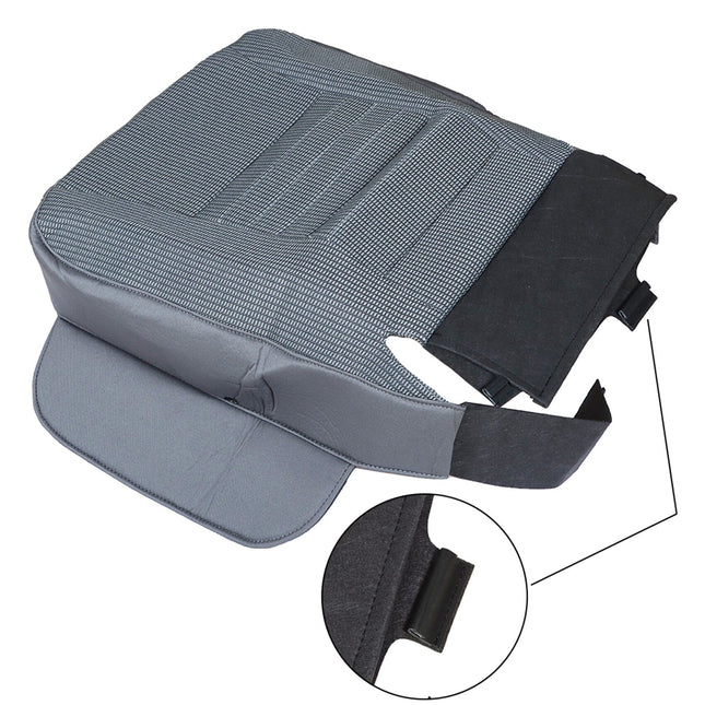 Findmall Front Driver Bottom Cloth Seat Cover Gray Replacement for 2006-2009 Ram 2500 3500