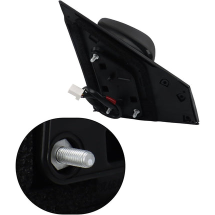 Findmall Side Mirror Assembly for 2013-2019 Sentra, Driver Side, Power, Heated, Turn Signal, 7-Pin