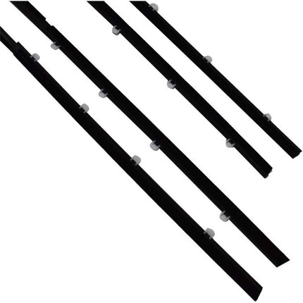 Findmall Rubber Window Weatherstrip Kit for 2012-2015 Honda Civic, 4-Piece