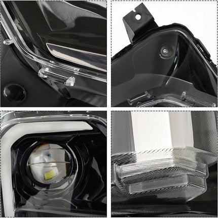 Findmall Passenger Side Headlights Assembly without DRL Replacement for Traverse 2022-2023 Housing Black Lamp RH 1PC 85596374 GM2503525
