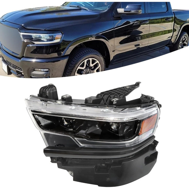 Findmall Headlights Assembly Replacement for Ram 1500 2019-2024 W/DRL