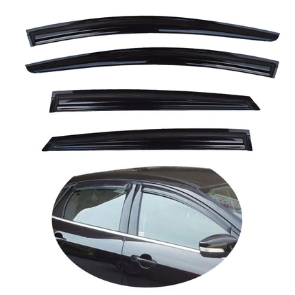 Findmall Side Window Deflectors Visor Vent Rain Guard Replacement for 2012-2015 Focus
