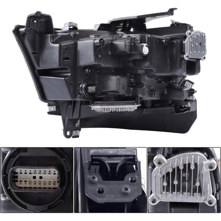 Findmall Headlights Assembly Replacement for Ram 1500 2019-2024 with AFS