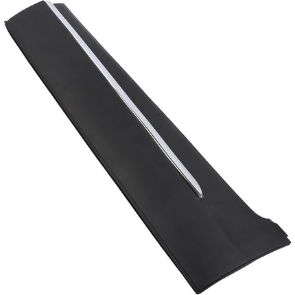 Findmall Rear Left Lower Door Molding for 2019-2022 Honda Pilot, Black with Chrome Trim