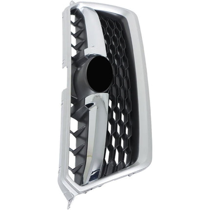 Findmall Front Grille for 2012-2016 Subaru Impreza, Silver and Black with Chrome Trim
