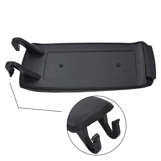 Findmall Leather Armrest Center Box Console Lid Cover Black Thin Legs Replacement for 1999-2005 A6 C5 Car 2005-2008 A4 B7 Travel Version