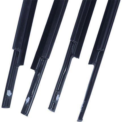 Findmall Window Weatherstrip Kit for 2007-2018 Toyota Tundra CrewMax, 4-Piece