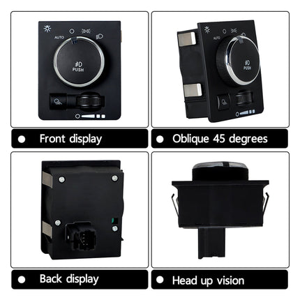 Findmall Headlamp Headlight Switch Replacement for 2013-2021 Ram 1500 2500 3500 4500 5500 68146507AA 68189154AA 68269912AA