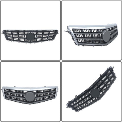 Findmall 2-Piece Front Upper and Lower Grille Set Replacement for ATS 2013-2014