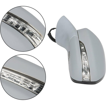 Findmall Side Mirror Assembly for 2013-2014 Fusion, Driver Side, Power Glass, Manual Fold