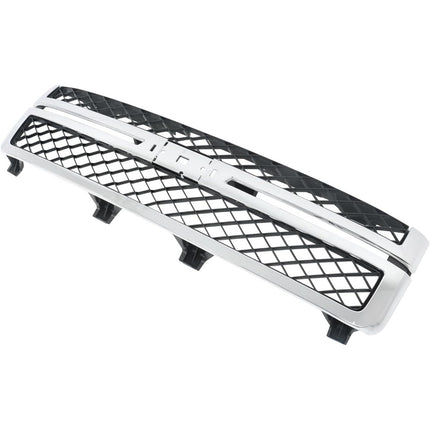 Findmall Black and Chrome Front Bumper Grille Replacement for Silverado 2500HD and 3500HD 2011-2014 20966058 GM1200639