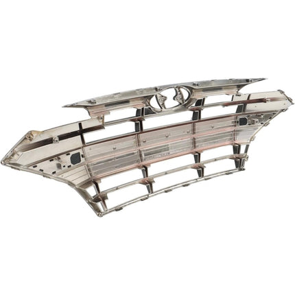 Findmall 9-Piece Front Grille and Trim Kit for 2019-2020 Hyundai Elantra Sedan, Black and Chrome