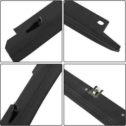 Findmall Window Weatherstrip Molding Kit for 1990-1996 Chevrolet Corvette, 4-Piece