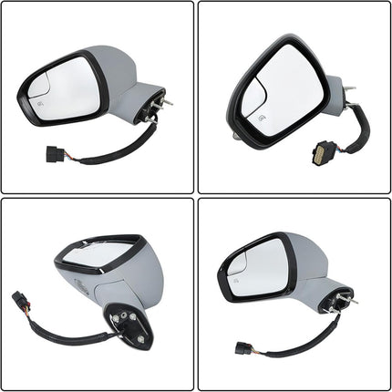 Findmall Side Mirror Assembly for 2015-2016 Fusion, Driver Side, 7-Pin