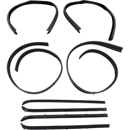 Findmall Window Weatherstrip & Division Bar Channel Kit for Dodge D/W Trucks, 8-Piece
