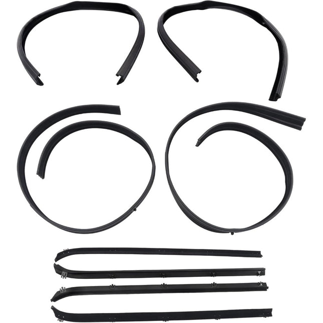 Findmall Window Weatherstrip & Division Bar Channel Kit for Dodge D/W Trucks, 8-Piece