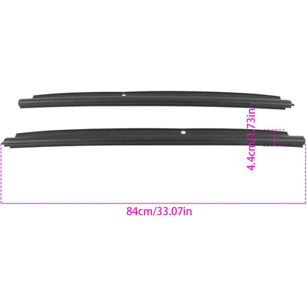 Findmall Front Outer Window Sweep Seals for Chevrolet Silverado 1500 & Tahoe, Pair