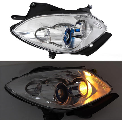 Findmall Passenger Side Headlights Assembly HID w/o AFS Replacement for Enclave 2008-2012 Housing Chrome Lamp RH 1PC 19351935