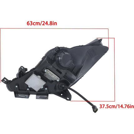 Findmall Passenger Side Headlights Assembly w/Ballast HID Replacement for Corvette 2014-2019 Housing Black Lamp RH 1PC GM2503403
