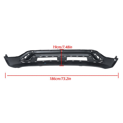 Findmall Rear Lower Bumper Cover for 2024-2025 Chevrolet Trax, Sensor Holes, Primed