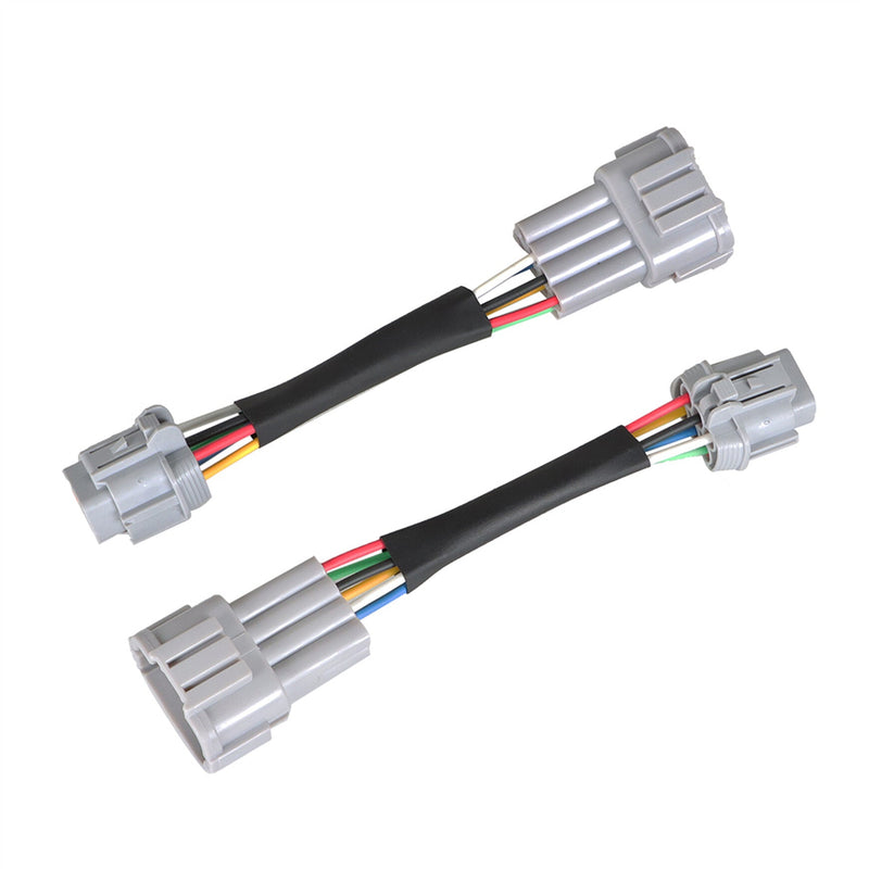 Findmall Headlight Conversion Adapters Wiring Harness Replacement for 2003-2005 350z HID Wiring 8 to Headlight 6